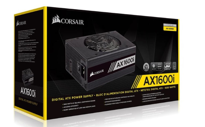 Corsair 1600W AX 80+ Titanium Digital Fully Modular 140mm FAN