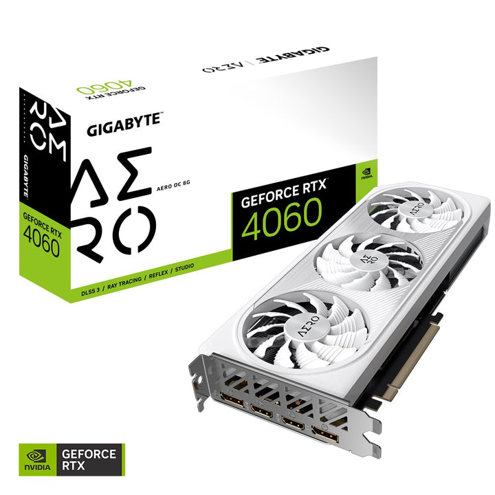 Gigabyte nVidia GeForce RTX 4060 AERO OC-8GD 1.0 GDDR6 Video Card