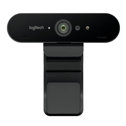 Logitech BRIO 4K Ultra HD Webcam HDR RightLight3 5xHD Zoom Auto Focus Infrared Sensor Video Conferencing Streaming Recording Windows Hello