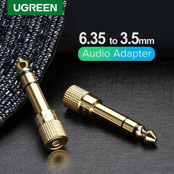 Ugreen 6.5mm male to 3.5mm female audio adaptor - Aussie Gadgets