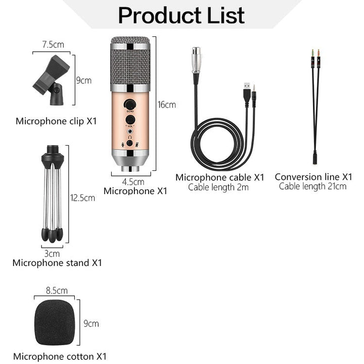 [Discontinued] Professional Condenser Studio Recording USB Microphone - Aussie Gadgets