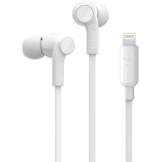 ROCKSTAR Wired Earphone with Lightning Connector - White
