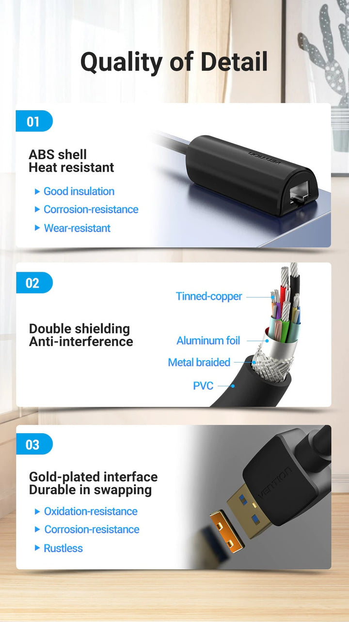 USB 3.0 Gigabit Ethernet Adaptor - Aussie Gadgets
