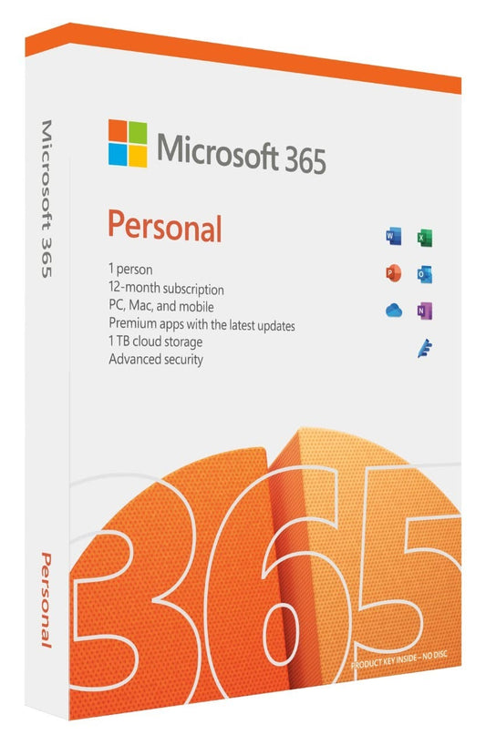 Microsoft 365 Personal Electronic License 1 Year Subscription - Aussie Gadgets