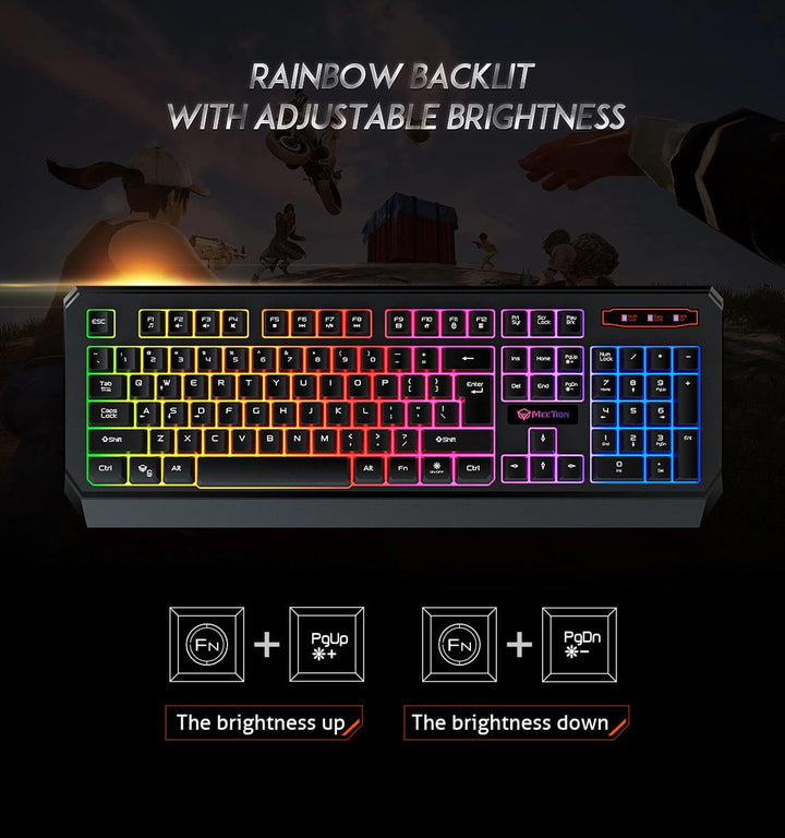 Meetion Backlit Gaming Keyboard - Aussie Gadgets