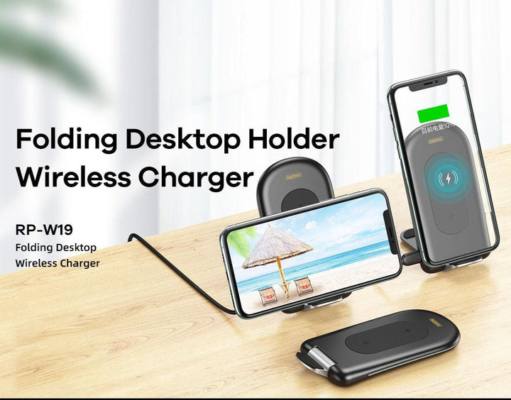 Foldable Wireless Charger Qi Stand Holder - Aussie Gadgets