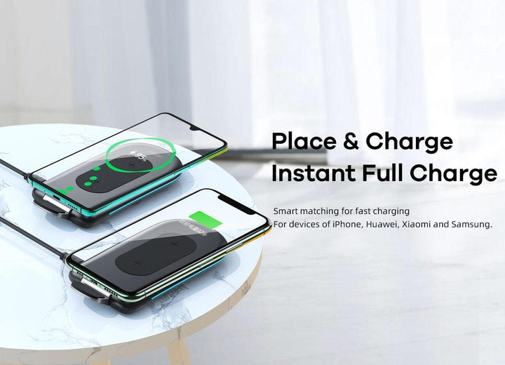 Foldable Wireless Charger Qi Stand Holder - Aussie Gadgets