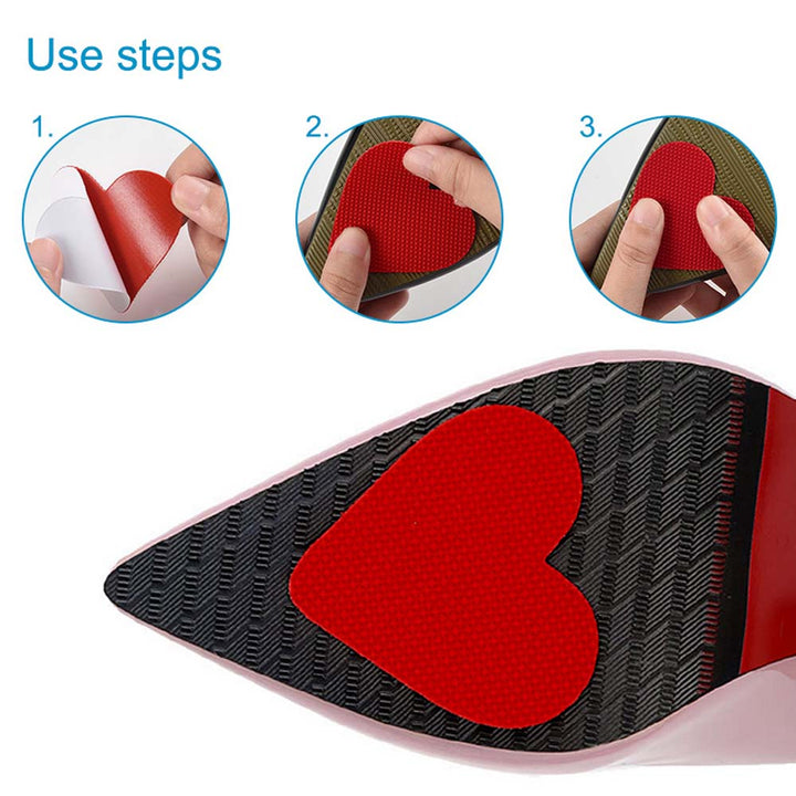 Premium Anti-Skid Heel Shoe Sole Sticker Pad - Fashion Formula