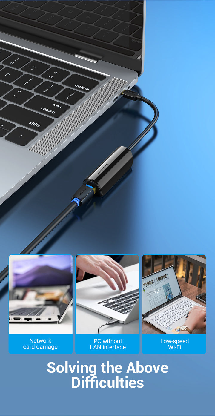 USB-C Gigabit Ethernet Adaptor - Aussie Gadgets