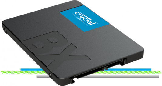 Crucial BX500 1TB 2.5" SATA3 6Gb/s SSD - 3D NAND 540/500MB/s 7mm 1.5 mil MTBF 3yr wty Acronis True Image Solid State Drive