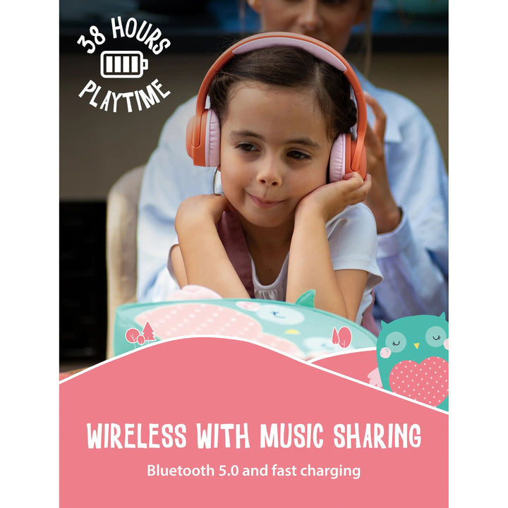 Kids Wireless Headphones Olive the Owl - Aussie Gadgets