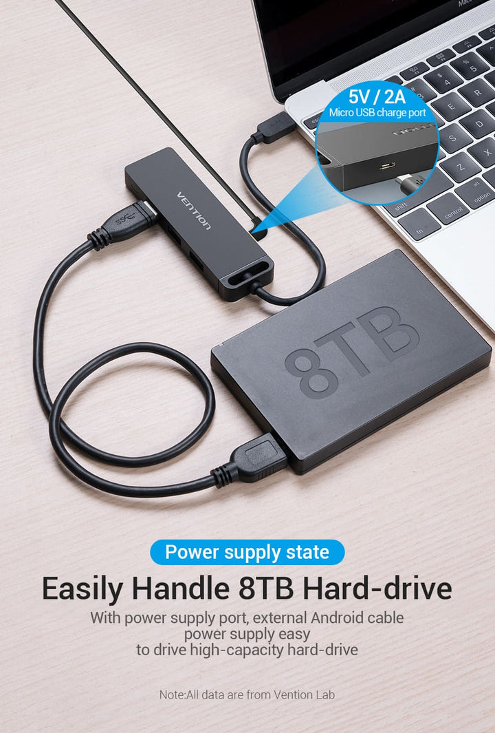 USB-C to Multi-port USB 3.0 Hub - Aussie Gadgets