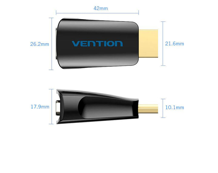 HDMI to VGA Adaptor Converter with 3.5MM Audio - Aussie Gadgets