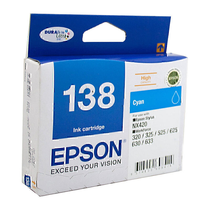 Epson 138 Cyan Ink Cartridge