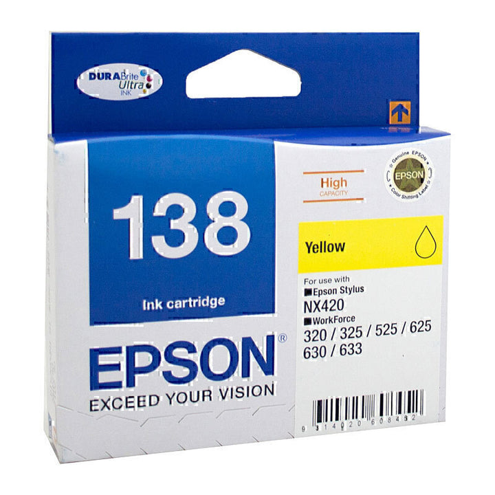 Epson 138 Yellow Ink Cartridge