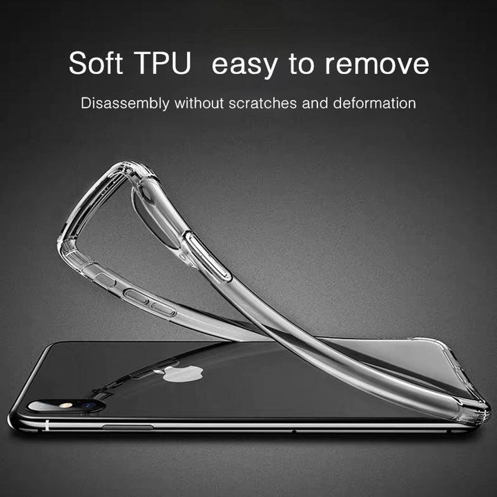 Premium flexible soft TPU clear shockproof phone case for Iphone 12 11 series - Aussie Gadgets