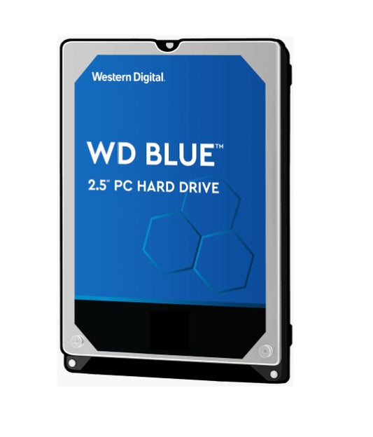 WD Blue 2TB 2.5" HDD SATA 6Gb/s 5400RPM 128MB Cache SMR Tech 2yrs Wty