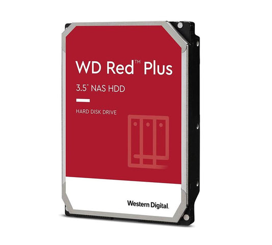 WD Red Plus 6TB 3.5" NAS HDD SATA3 5640RPM 128MB Cache CMR 24x7 8-bays NASware 3.0 CMR Tech 3yrs wty ~WD60EFRX