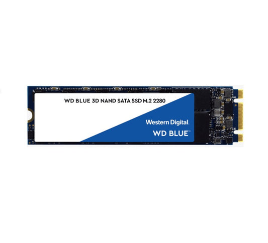 WD Blue 1TB M.2 SATA SSD 560R/530W MB/s 95K/84K IOPS 400TBW 1.75M hrs MTTF 3D NAND 7mm 5yrs ~WDS100T2B0B