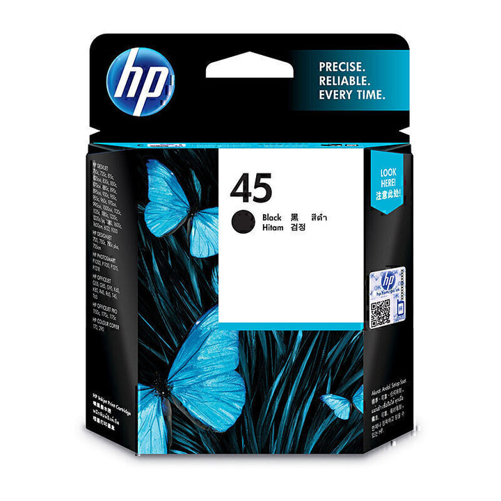 HP 45 Black Ink Cartridge 51645AA
