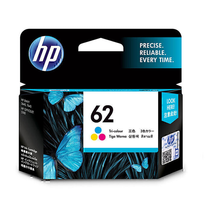 HP 62 Tri Colour Ink C2P06AA