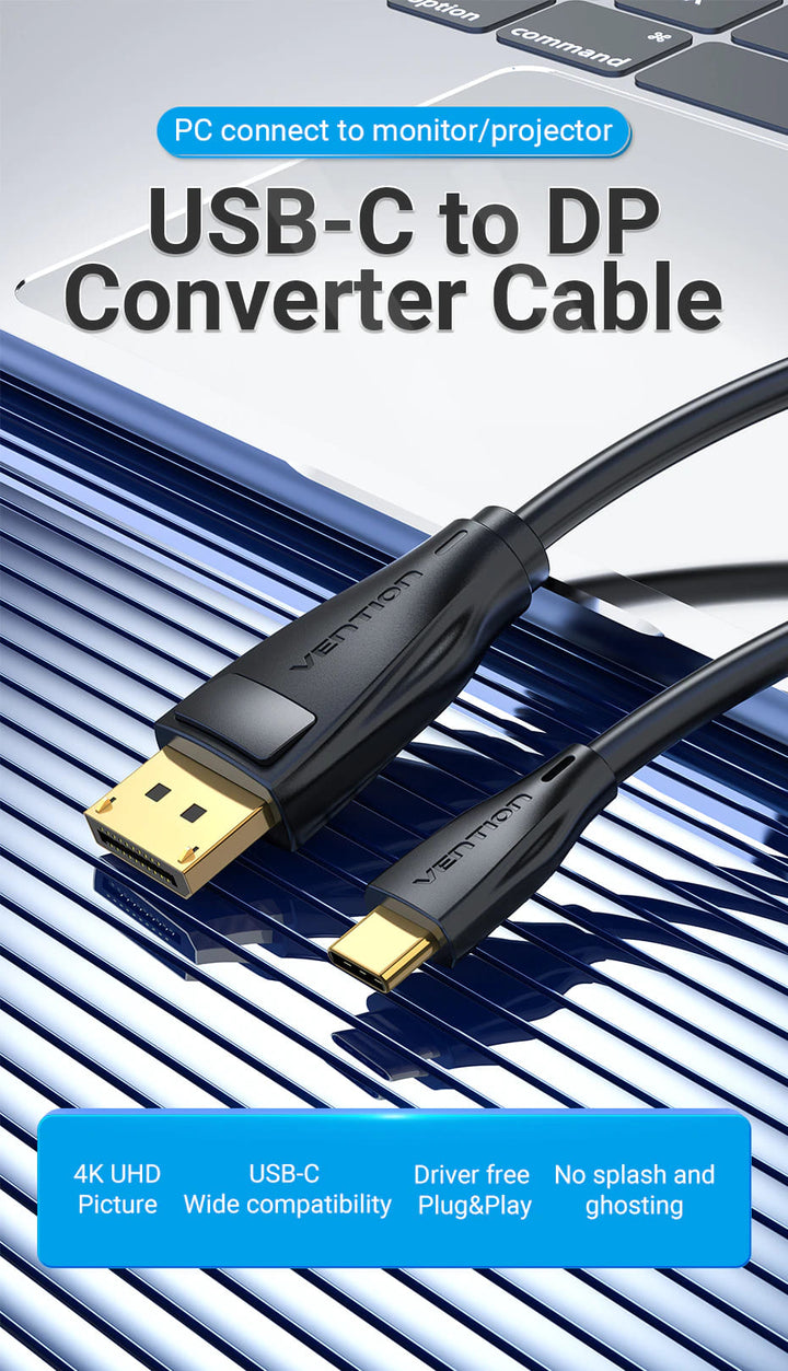 USB-C to DisplayPort 4K Cable - Aussie Gadgets