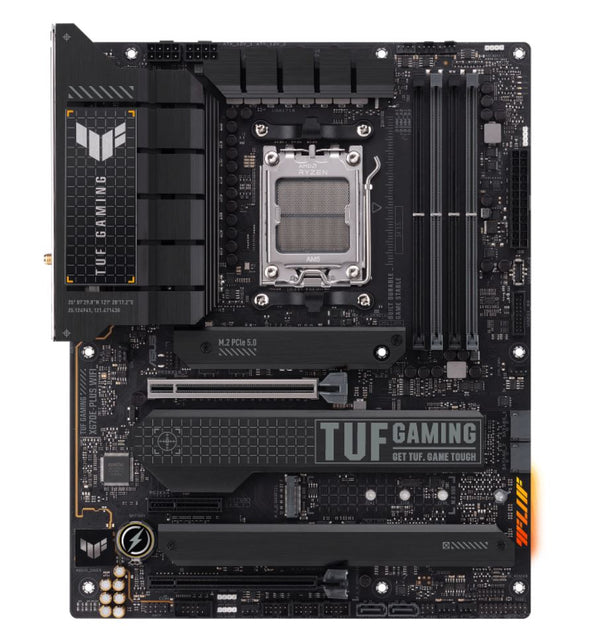 TUF GAMING X670E-PLUS WIFI (AM5) ATX Motherboard 4x DDR5 128GB,1 x PCIe 5.0 x16,4 x M.2,4 x SATA,HDMI.DP,2.5Gb Ethernet
