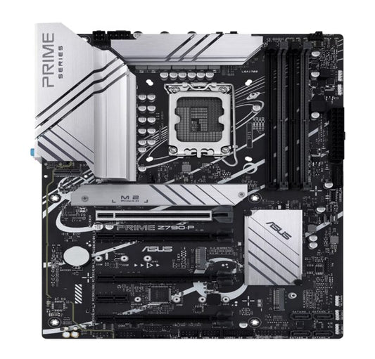 PRIME Z790-P WIFI-CSM Intel LGA1700 ATM Motherboard 128GB 4xDDR5,1xPCIe 5.0 x16,3x M.2,4xSATA,WIFI6E 1x HDMI,1xDP, 2.5Gb Ethernet