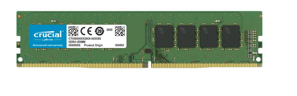 Crucial 8GB (1x8GB) DDR4 UDIMM 3200MHz CL22 Dual Ranked x8 Single Stick Desktop PC Memory RAM - Aussie Gadgets