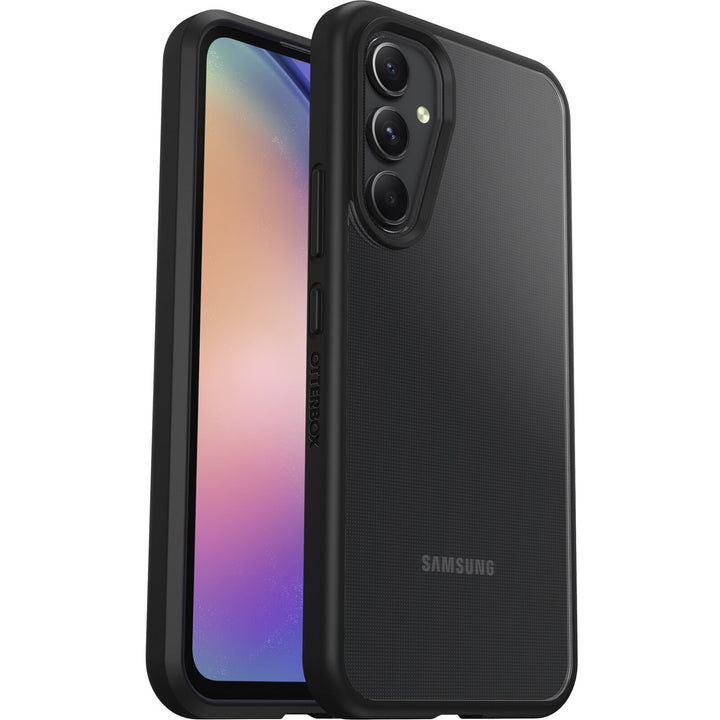 OtterBox React Samsung Galaxy A54 5G (6.4") Case Black Crystal (Clear/Black)