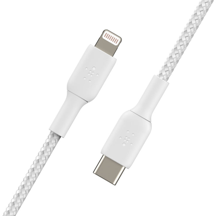 Belkin Braided Lightning to USB-C Cable 30W Fast Charge MFi-Certified