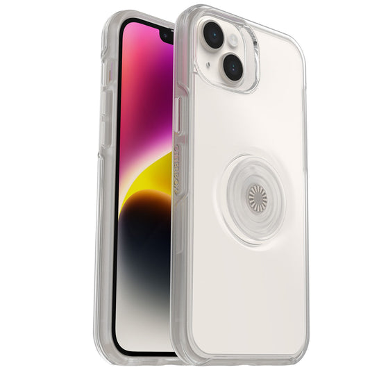 OtterBox Otter + Pop Symmetry Clear Apple iPhone 14 Plus Case Clear Pop