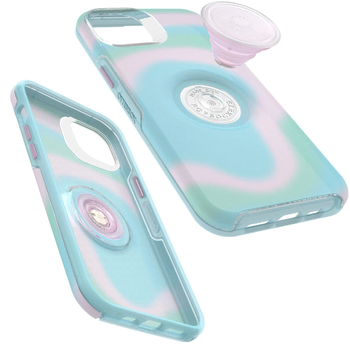 OtterBox Otter + Pop Symmetry Apple iPhone 14 Plus Case Glowing Aura (Pink)