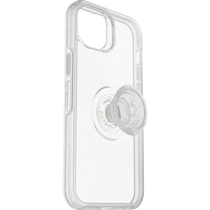 OtterBox Otter + Pop Symmetry Clear Apple iPhone 14 Plus Case Stardust Pop (Clear Glitter)