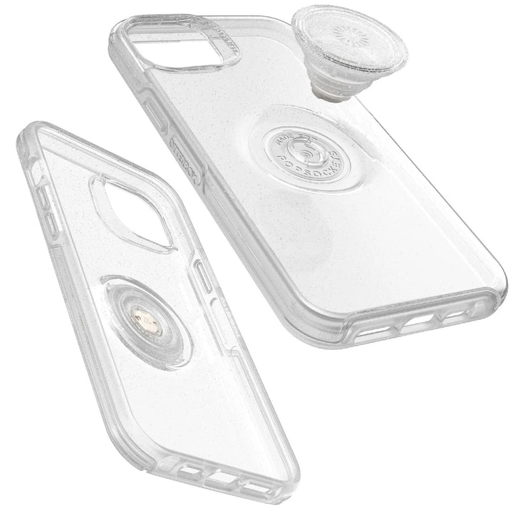 OtterBox Otter + Pop Symmetry Clear Apple iPhone 14 Plus Case Stardust Pop (Clear Glitter)