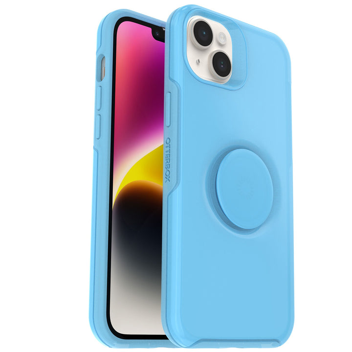 OtterBox Otter + Pop Symmetry Apple iPhone 14 Plus Case You Cyan This? (Blue)