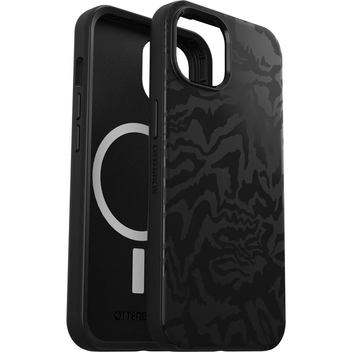 OtterBox Symmetry+ MagSafe Apple iPhone 14 / iPhone 13 Case Rebel (Black)