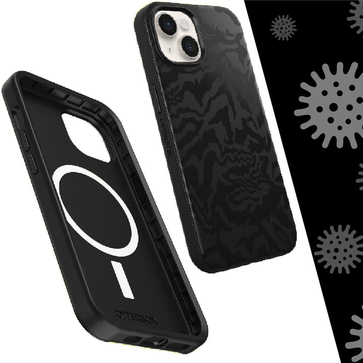 OtterBox Symmetry+ MagSafe Apple iPhone 14 / iPhone 13 Case Rebel (Black)