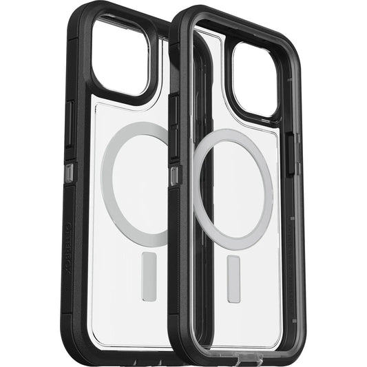 OtterBox Defender XT Clear MagSafe Apple iPhone 14 / iPhone 13 Case Black Crystal