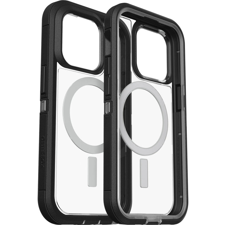 OtterBox Defender XT Clear MagSafe Apple iPhone 14 Pro Case Black Crystal