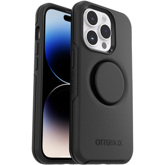 OtterBox Otter + Pop Symmetry Apple iPhone 14 Pro Case Black