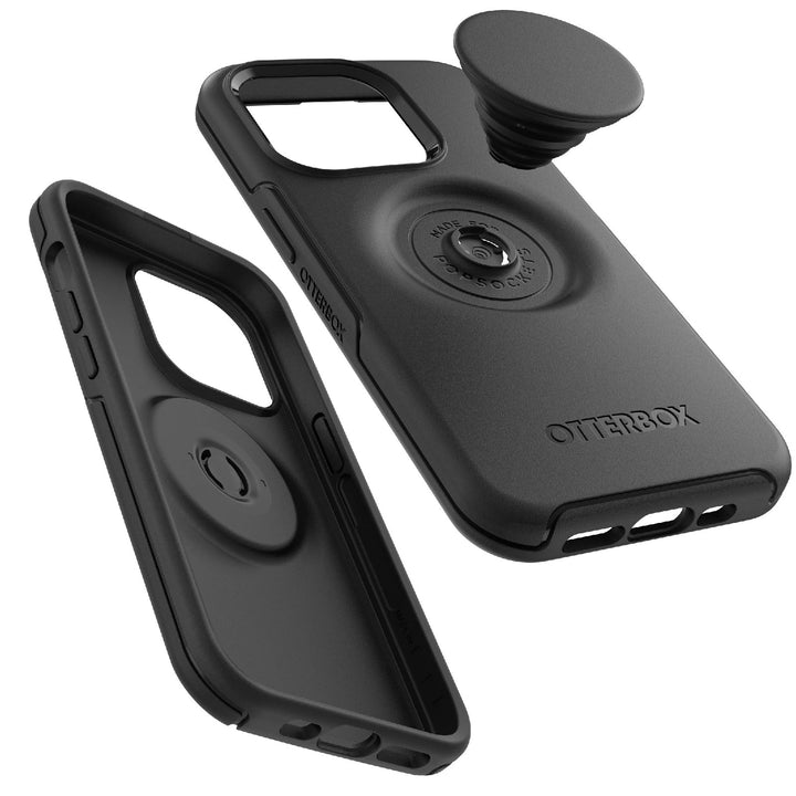OtterBox Otter + Pop Symmetry Apple iPhone 14 Pro Case Black