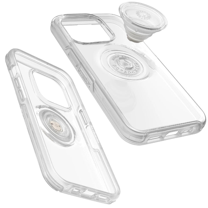 OtterBox Otter + Pop Symmetry Clear Apple iPhone 14 Pro Case Clear Pop