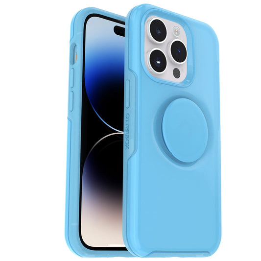 OtterBox Otter + Pop Symmetry Apple iPhone 14 Pro Case You Cyan This? (Blue)