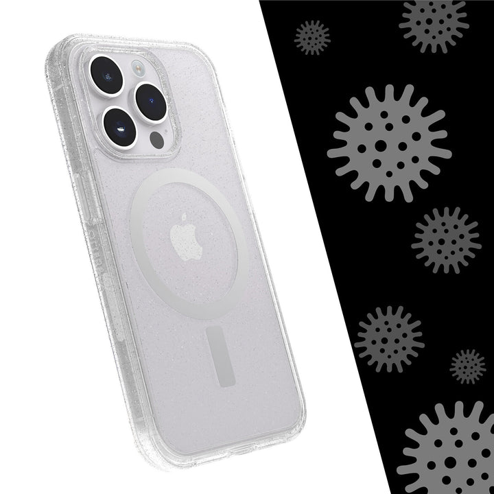 OtterBox Symmetry+ Clear MagSafe Apple iPhone 14 Pro Case Stardust (Clear Glitter)