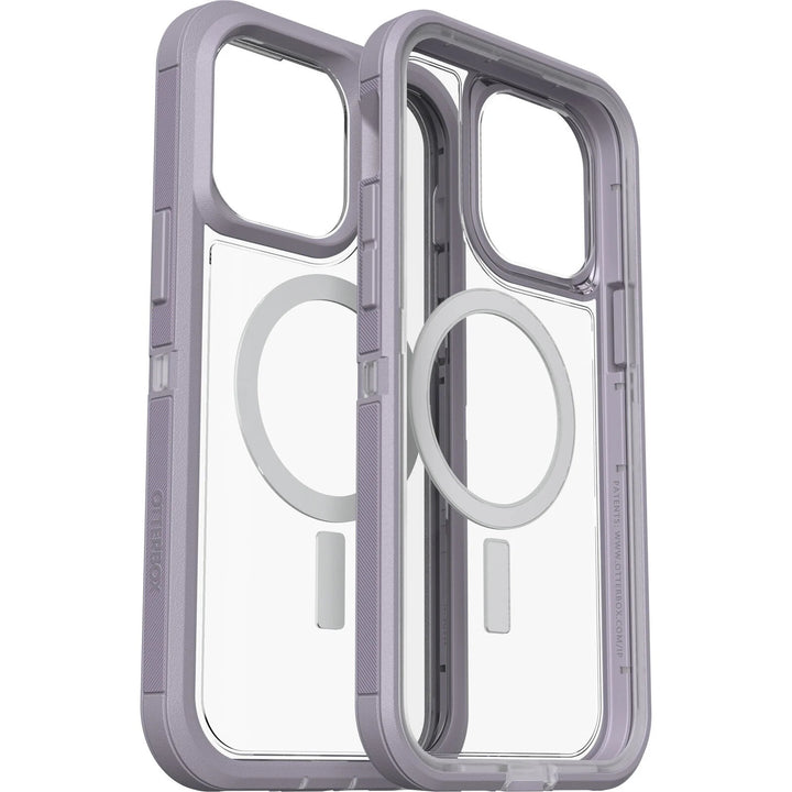 OtterBox Defender XT Clear MagSafe Apple iPhone 14 Pro Max Case Lavender Sky (Purple)