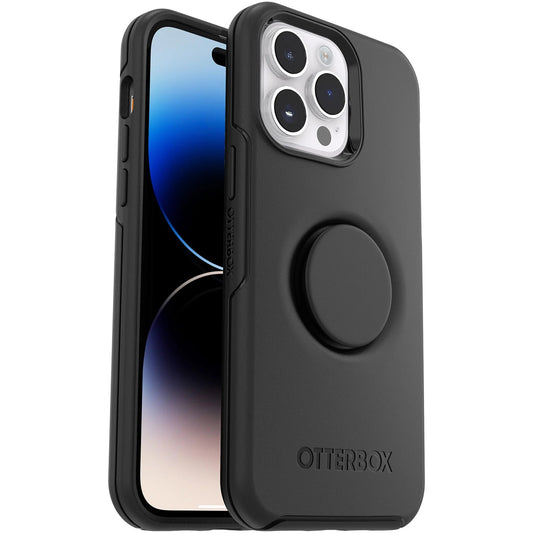 OtterBox Otter + Pop Symmetry Apple iPhone 14 Pro Max Case Black