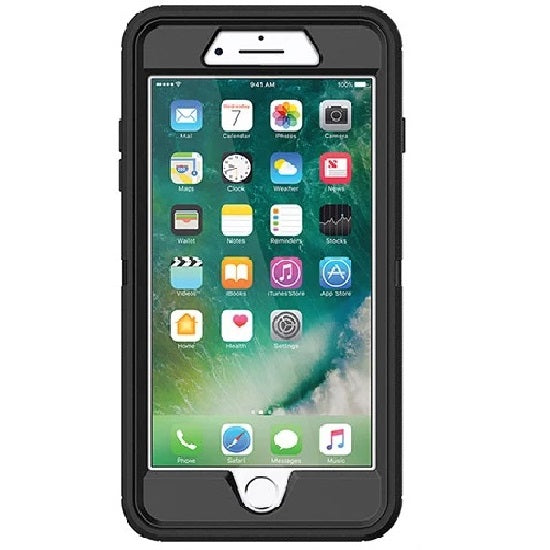 OtterBox Defender Apple iPhone 8 Plus / iPhone 7 Plus Case Black