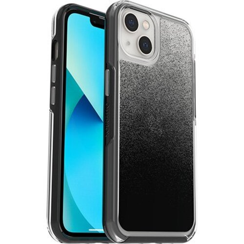 OtterBox Symmetry Clear Apple iPhone 13 Case Ombre Spray (Clear/Black)