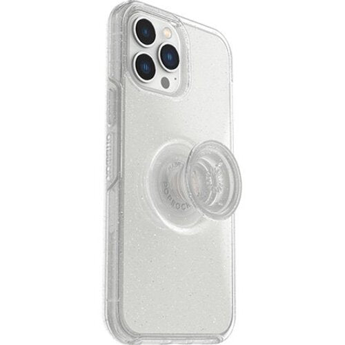 OtterBox Otter + Pop Symmetry Clear Apple iPhone 13 Pro Max / iPhone 12 Pro Max Case Stardust Pop (Clear Glitter)